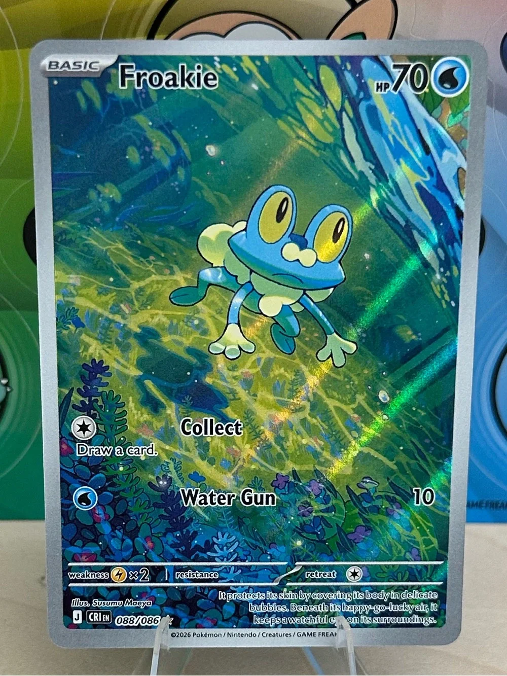 Pokémon TCG Froakie - 088/086 - ME04: Chaos Rising (CRI) Mint/NM